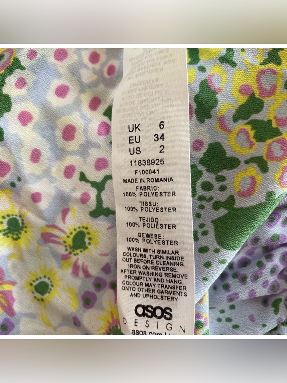 ASOS DESIGN Smock Jumpsuit - Picture 8 of 9